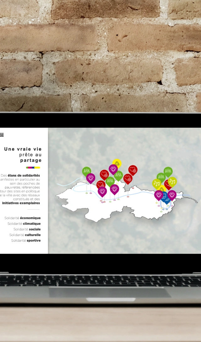 Mockup d'une réalisation de ZeAstronaut sur le projet Grand Paris Seine&Oise