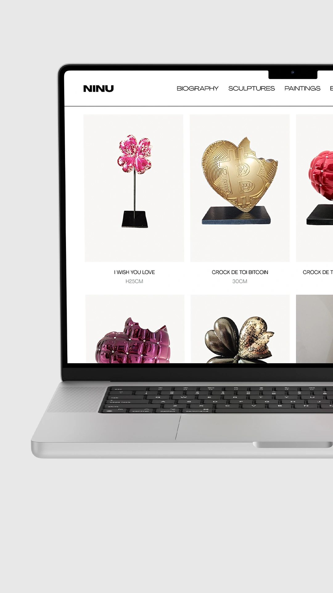 Mockup d'une réalisation de ZeAstronaut sur le projet Ninu