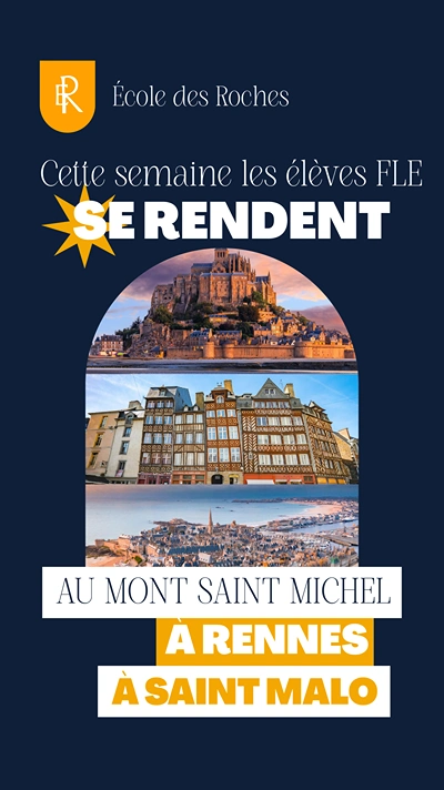 Publication : Cette semaine, les élèves FLE se rendent au Mont-Saint-Michel