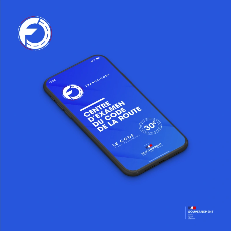 Design de l'application mobile de France Code