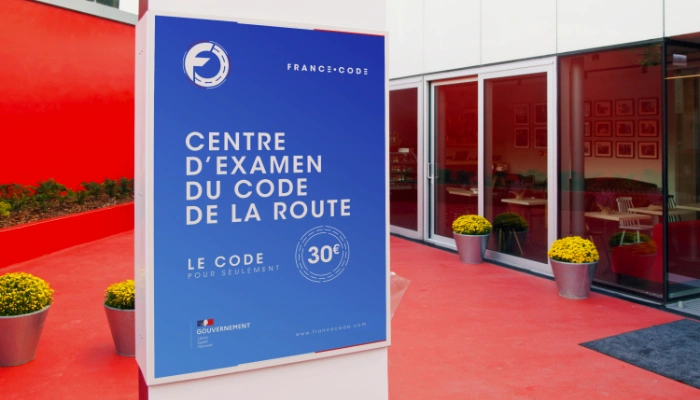Extérieur des locaux de France Code