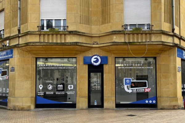 Facade du centre d'examen France Code de la Route de Metz