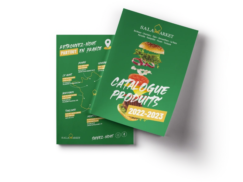 Couvertures du catalogue produits 2022 - 2023